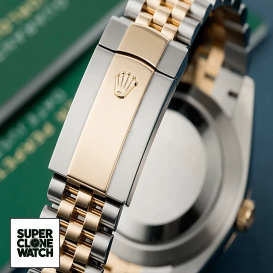 rolex datejust 12633BKDJ steel gold automatic blackdiamond dial jubilee replica back unitedluxurynet 1