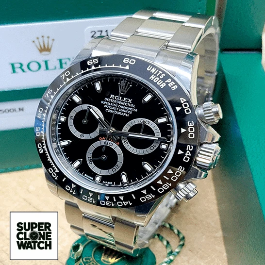 rolex daytona 116500LN stainless steel black dial oyster
