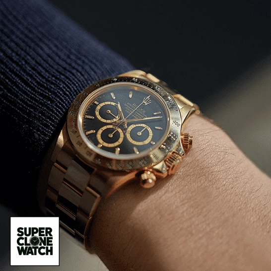 rolex daytona cosmograph yellow gold black dial 16528 oyster