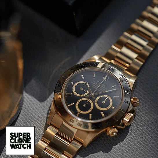 rolex daytona cosmograph yellow gold black dial 16528 oyster