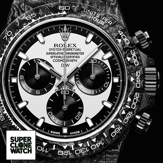 rolex daytona carbon cosmograph cream dial 4130cr replica man dial