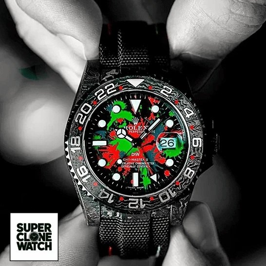 rolex diw carbon gmt master II motley gmt man