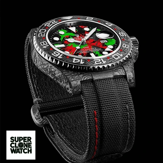 rolex diw carbon gmt master II motley gmt man dial