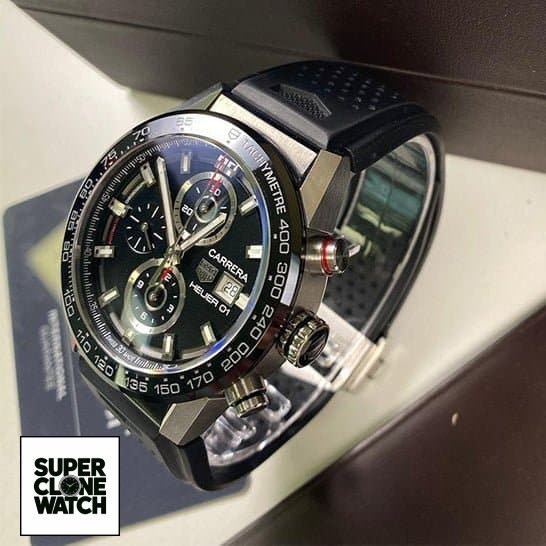 tag carrera black rubber replica1a