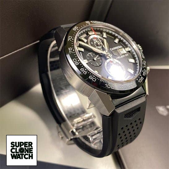 tag carrera black rubber replica2a