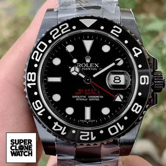 unitedluxury rolex blaken black front
