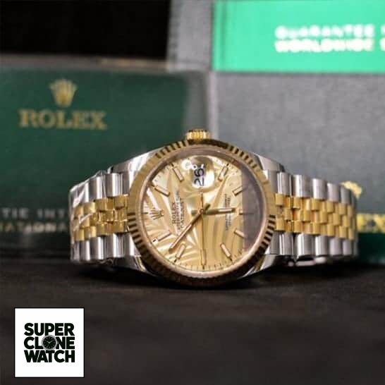 unitedluxury rolex datejust yellow gold bracelet