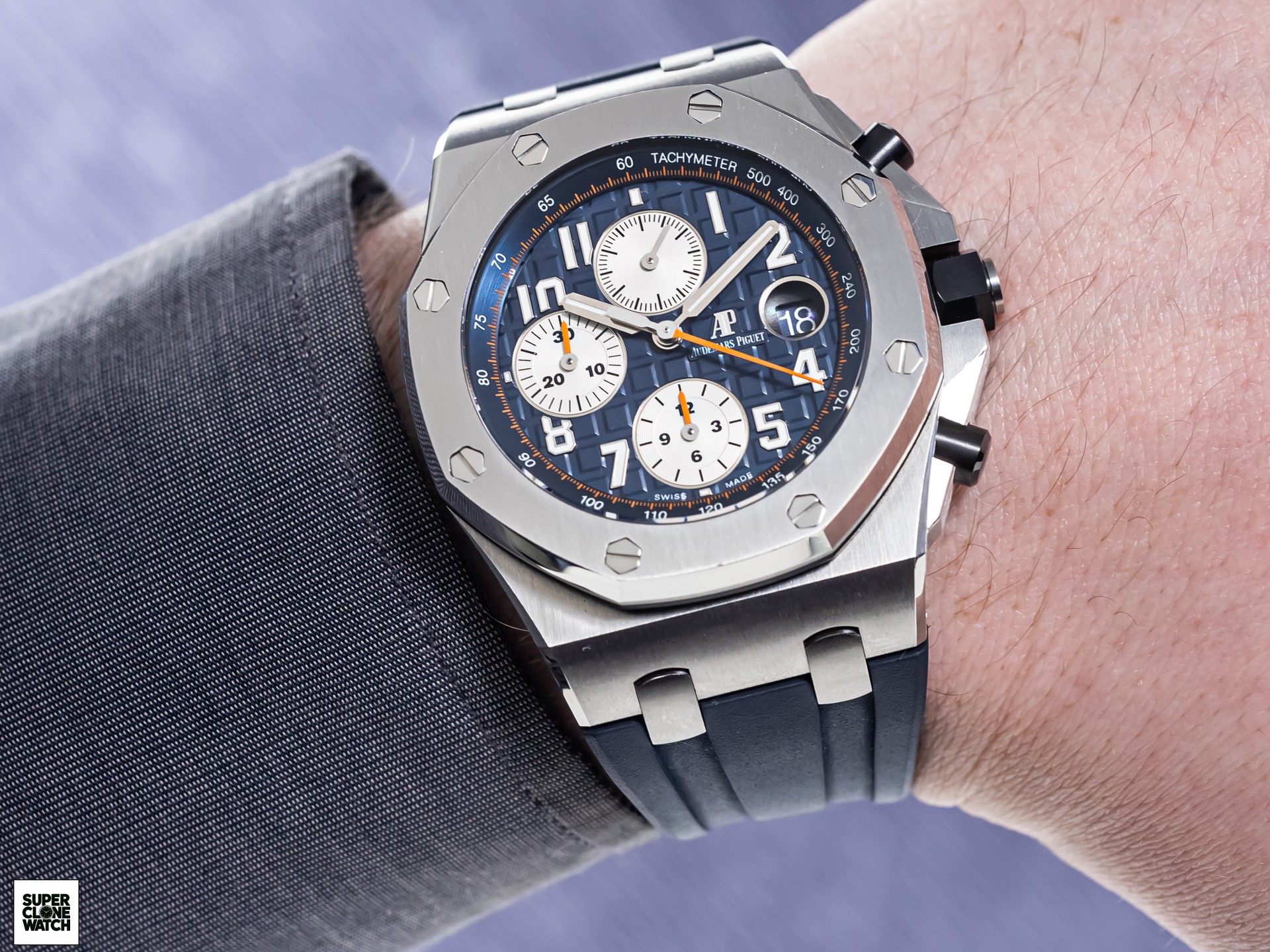 AUDEMARS PIGUET ROYAL OAK OFFSHORE CHRONOGRAPH Ref 26470ST OO A027CA 01 Stainless Steel Box Papers Bj 2014 FRESH SERVICE 4