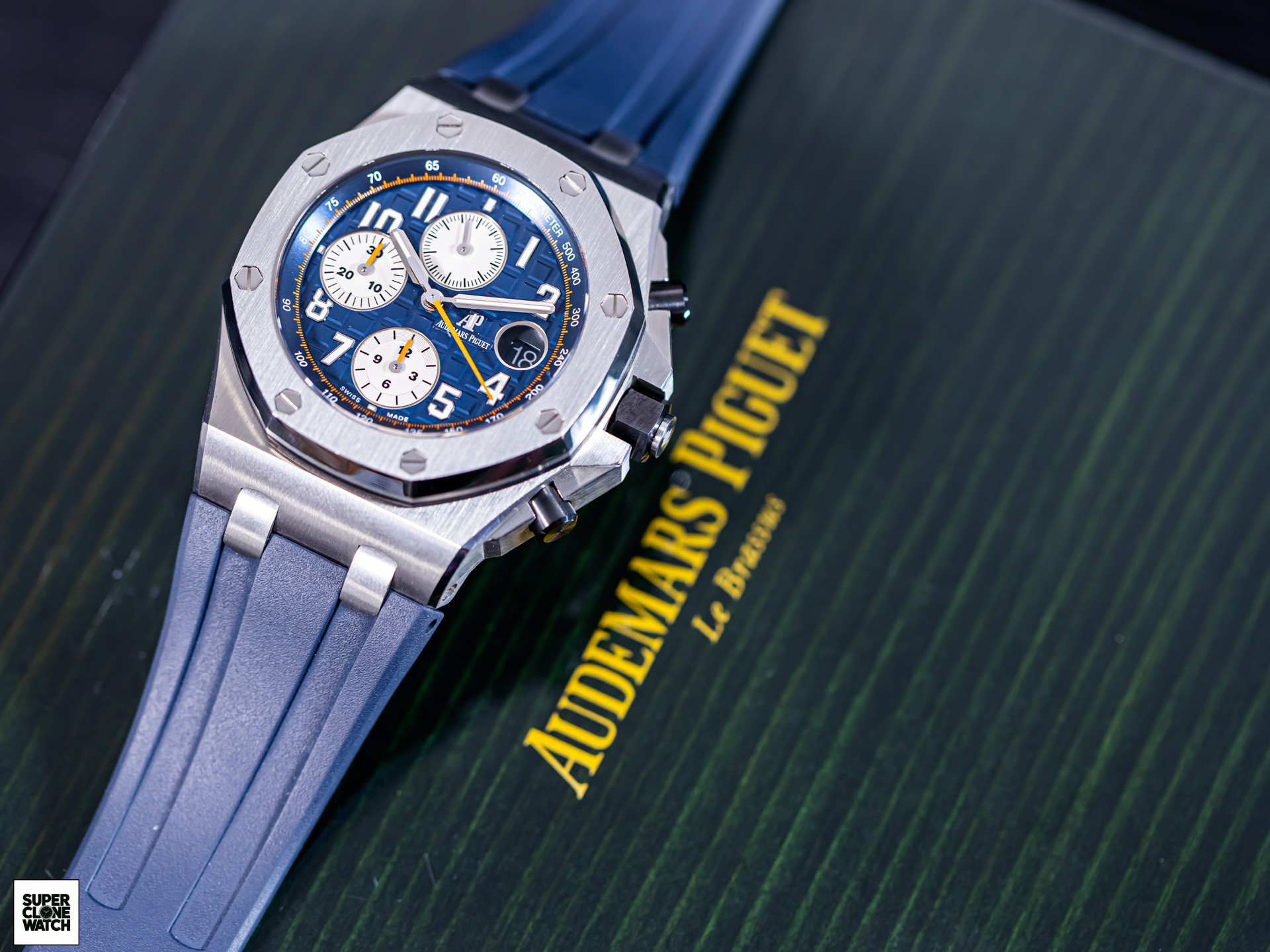 AUDEMARS PIGUET ROYAL OAK OFFSHORE CHRONOGRAPH Ref 26470ST OO A027CA 01 Stainless Steel Box Papers Bj 2014 FRESH SERVICE 5