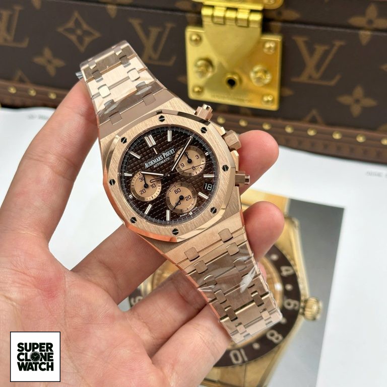 Dong Ho Audemars Piguet Royal Oak Chronograph 26239 Replica 11 Mat Nau May Mong New 2025 APS 41mm 1 768x768 1