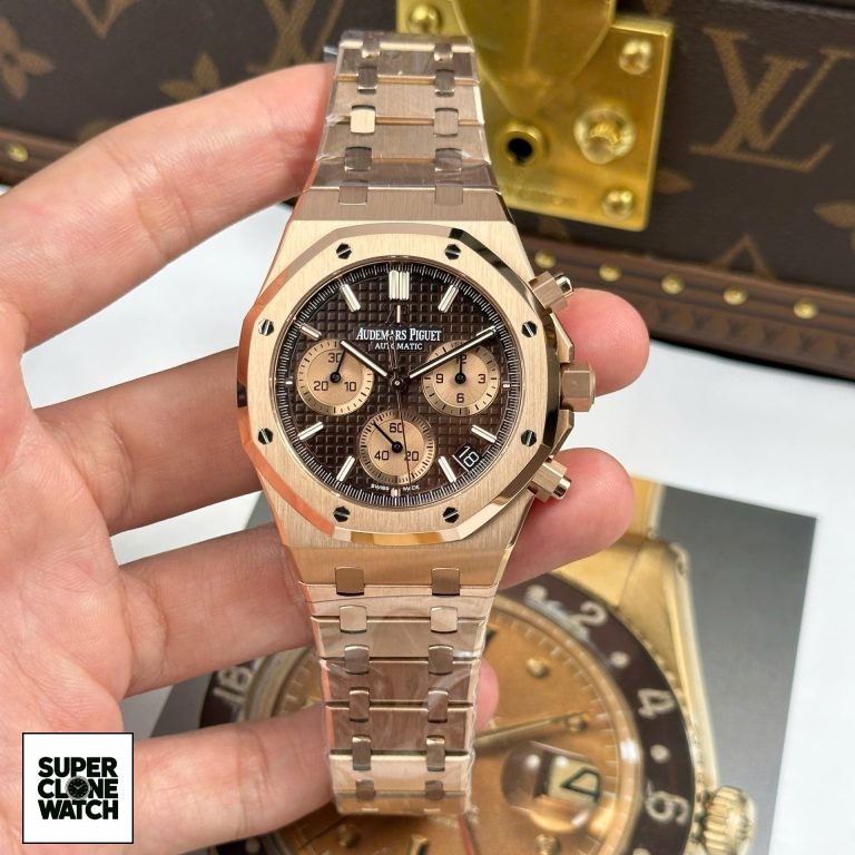 Dong Ho Audemars Piguet Royal Oak Chronograph 26239 Replica 11 Mat Nau May Mong New 2025 APS 41mm 2 768x768 1