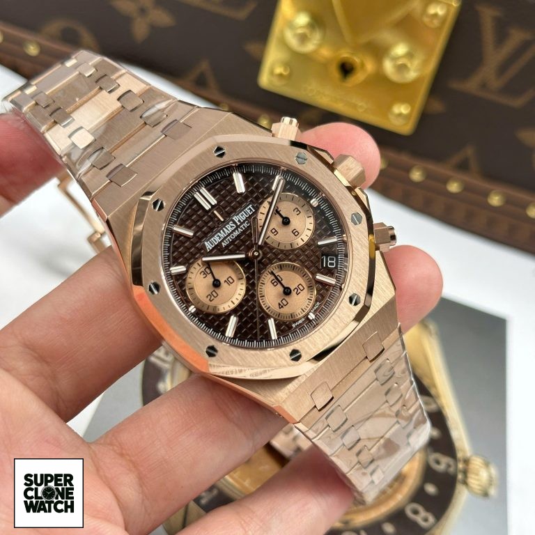 Dong Ho Audemars Piguet Royal Oak Chronograph 26239 Replica 11 Mat Nau May Mong New 2025 APS 41mm 3 768x768 1