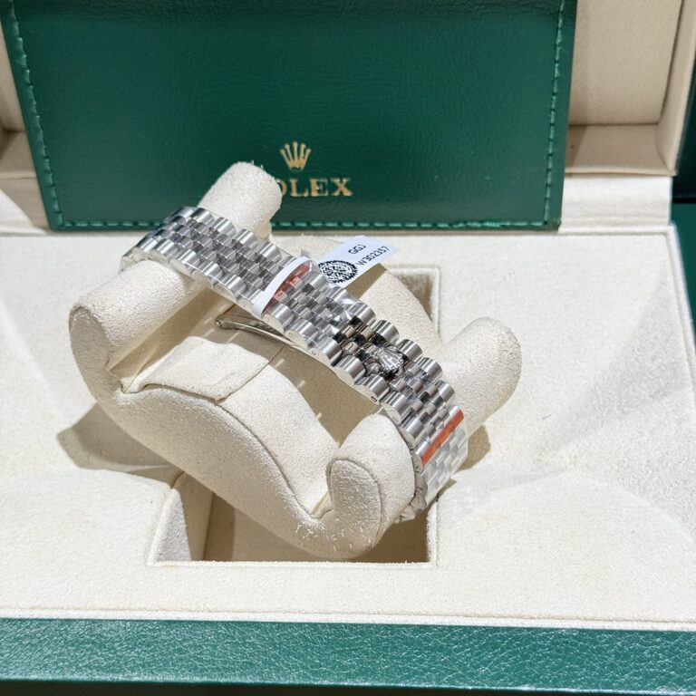 Dong Ho Nu Rolex DateJust Do Kim Cuong Moissanite Mat So Hong 31mm 5 768x768 1