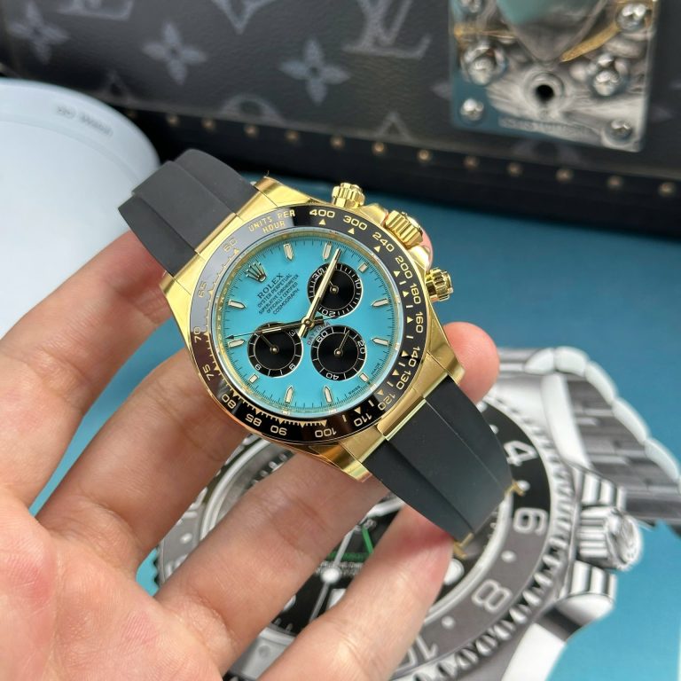Dong Ho Rolex Cosmograph Daytona 126518LN Replica 11 Mat Xanh Ngoc Lam Xuong THB 40mm 2 768x768 2