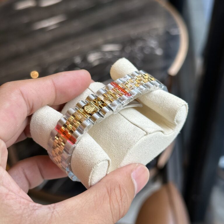 Dong Ho Rolex DateJust Demi Gold Mat So Cay La Xanh 31mm 3 768x768 1
