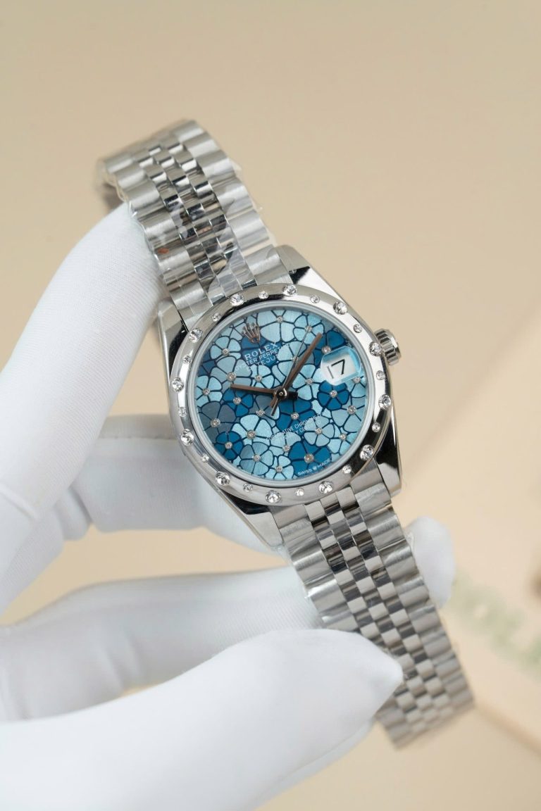 Dong Ho Rolex DateJust Lady 278344 Replica 11 Mat Hoa Vien Dinh Da 31mm 7 768x1152 1