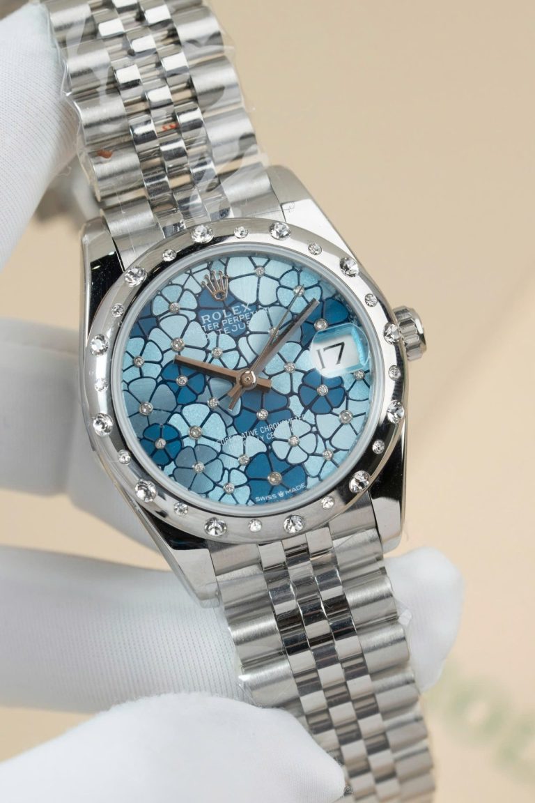 Dong Ho Rolex DateJust Lady 278344 Replica 11 Mat Hoa Vien Dinh Da 31mm 9 768x1152 1