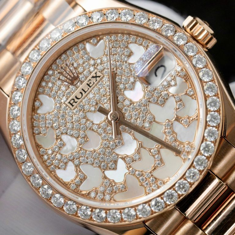 Dong Ho Rolex DateJust Mat So Butterfly Che Tac Boc Vang Hong Do Kim Cuong Tong Hop 31mm 8 768x768 1