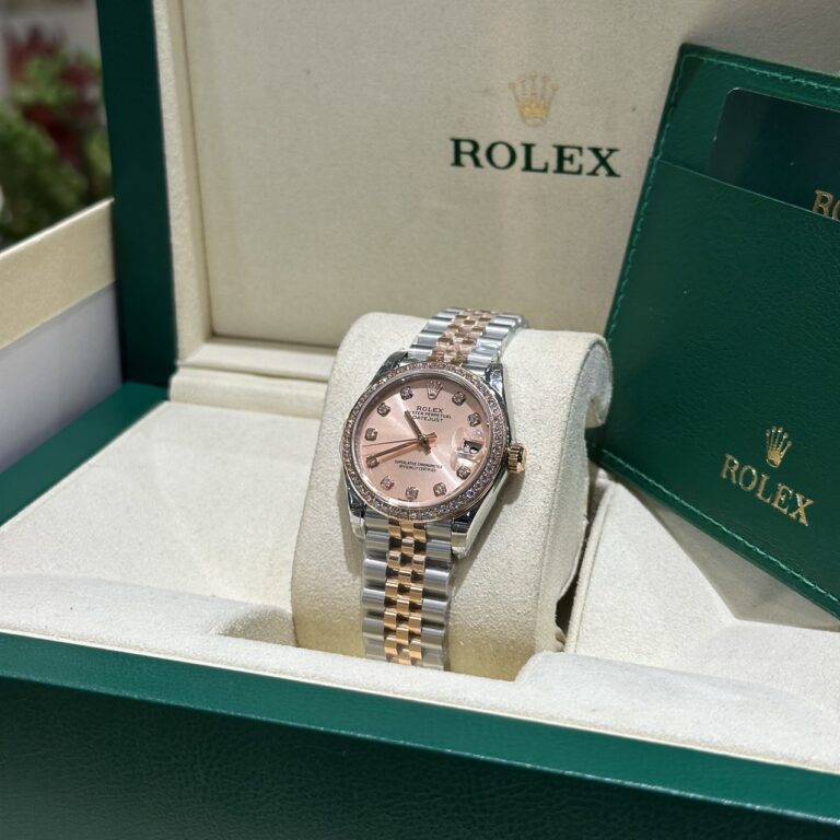 Dong Ho Rolex DateJust nu Fake Cao Cap Mat Sunburt Day Jubilee 31mm 1 768x768 1