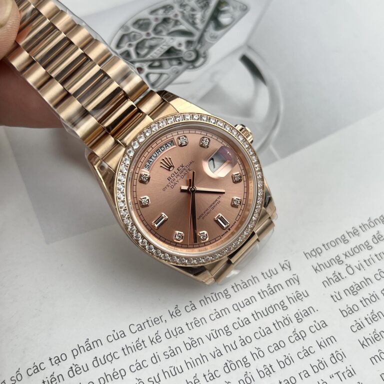 Dong Ho Rolex Datejust Mat So Hong Dinh Da EW Factory 31mm 5 768x768 1