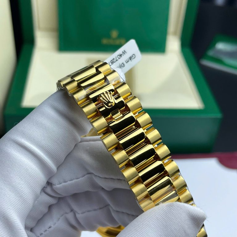 Dong Ho Rolex Day Date Che Tac Boc Vang Dinh Kim Cuong Moissanite Trong Luong 173 Gram 40mm 1 768x768 1
