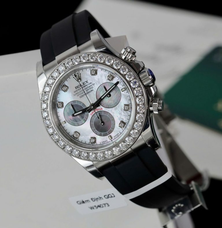 Dong Ho Rolex Daytona Che Tac Mat MOP Coc So Vanh Do Kim Cuong Moissanite 40mm 15 768x788 1