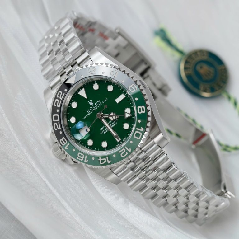 Dong Ho Rolex GMT Master II 126729VTNR Rep 11 Mat Xanh La Cay Day Jubilee 40mm 3 768x768 1