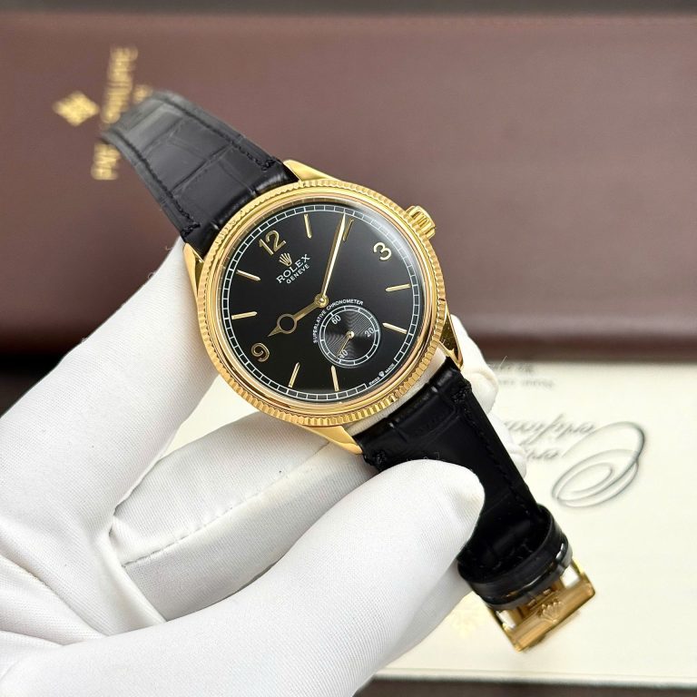 Dong Ho Rolex Perpetual 1908 Fake 11 Ma Vang Mat Den 39mm 6 768x768 1