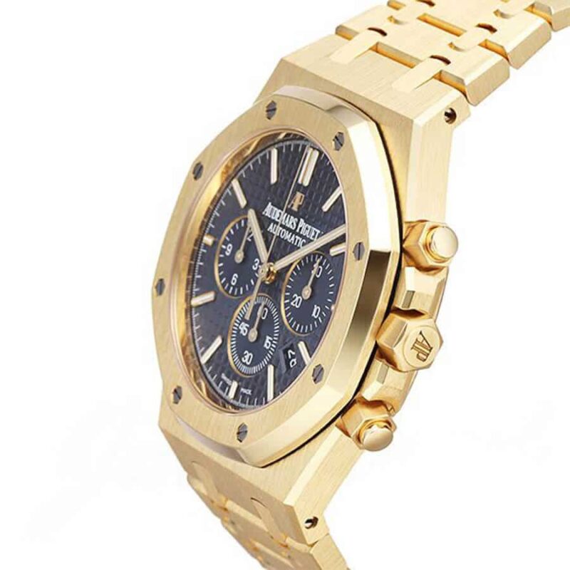 Audemars Piguet Gold Royal Oak Blue Left 1