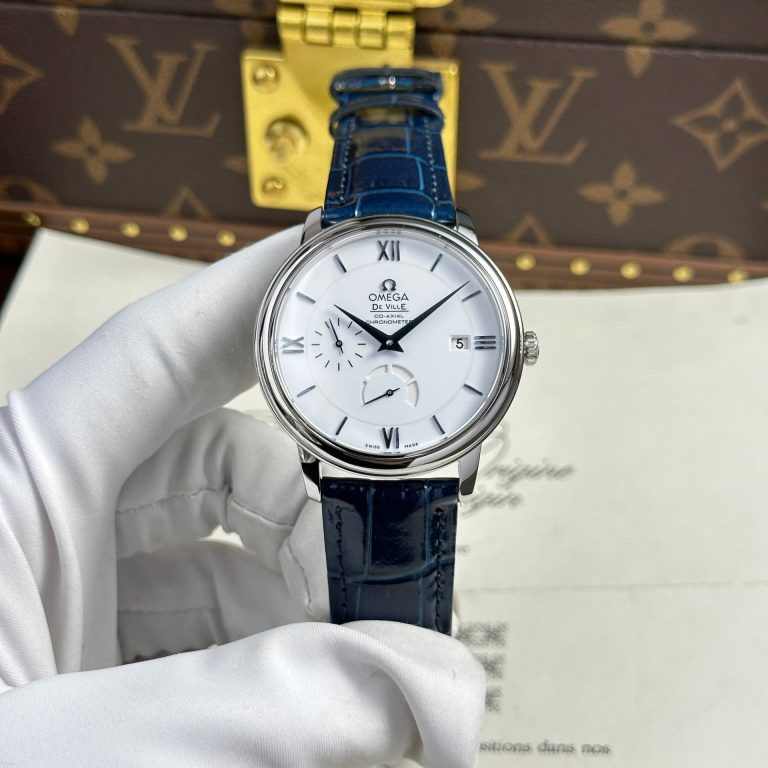 Dong Ho Omega Replica 11 De Ville Prestige Power Reserve Mat Trang Day Da 39 1 768x768 1