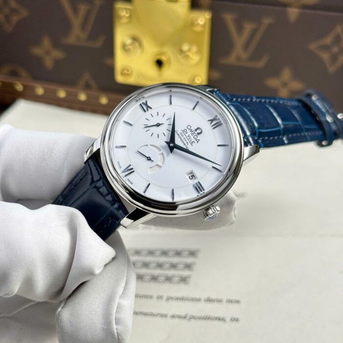 Dong Ho Omega Replica 11 De Ville Prestige Power Reserve Mat Trang Day Da 39 2 768x768 1