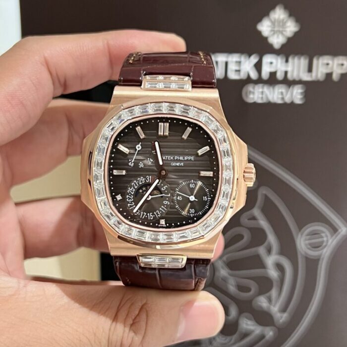 Dong Ho Patek Philippe Nautilus 5724R Boc Vang Do Kim Cuong Moissanite 40mm 6 768x768 1
