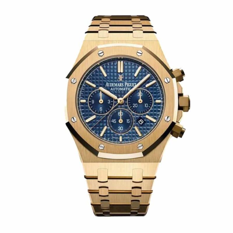 audemars piguet gold royal oak blue replica 2 1