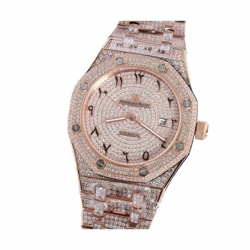 audemars piguet royal oak selfwinding 15400sr oo 1220sr 01 iced out replica 2 1