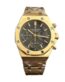 audemars piguet royal oakk chronogaph 26320 black dial replica wj01287 1