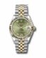 datejust green roman number 1