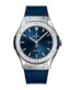hublot classic fusion automatic blue sunray dial titanium 565 nx 7170 lr replica