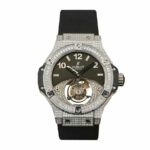 Hublot Classic Fusion Tourbillon With Diamond Black Dial Replica 1