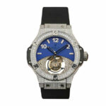 Hublot Classic Fusion Tourbillon With Diamond Blue Dial Replica 1