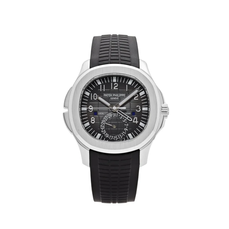 patek philippe aquanaut 5164a 001 travel time stainless steel black dial 2012 patek philippe 1160613253