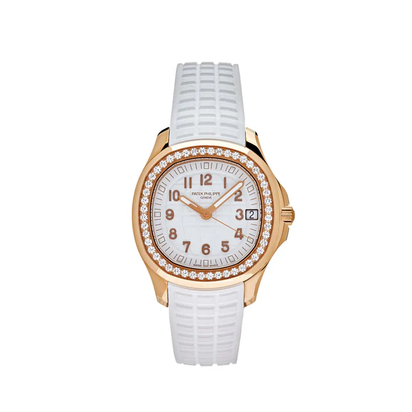 patek philippe aquanaut luce 5268 200r 001 rose gold diamond bezel white dial patek philippe