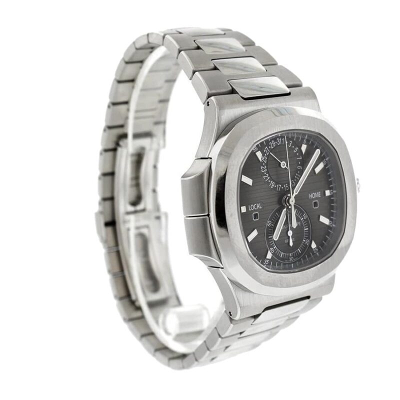 patek philippe nautilus stainless steel travel time 5990 1a 001 replica 1