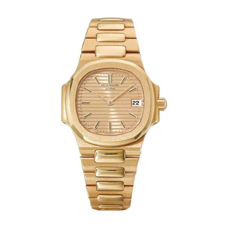 patek philippe nautilus vintage 3800 1 yellow gold sigma dial replica 1