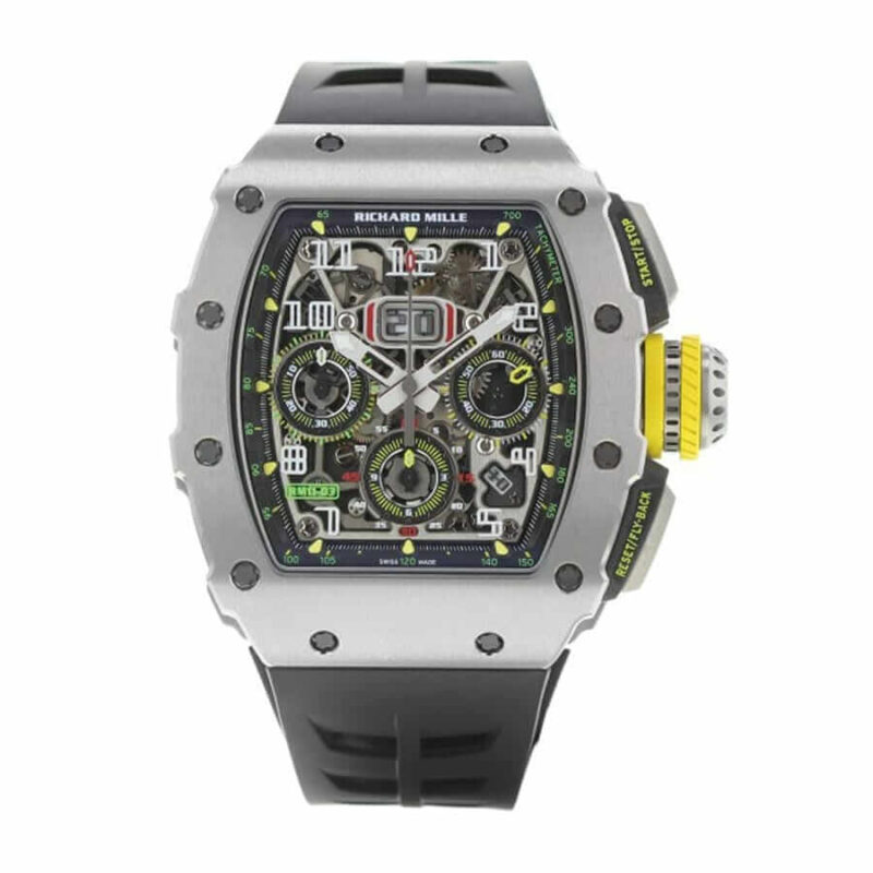 richard mille rm 011 03 titane flyback chronograph automatic replica 1 2