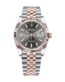 rolex datejust 126231 36mm steel gold automatic grey dial 1