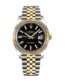 rolex datejust 126333 41mm yellow gold steel black dial 2