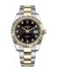 rolex datejust 126333 yellow gold steel automatic black dial oyster replica 1