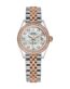 rolex datejust 28mm 279381rbr everose gold diamond automatic sundust with diamond dial 1