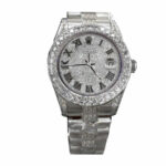Rolex Datejust Whitegold Diamond Dial Iced Out 116623 Replica 1