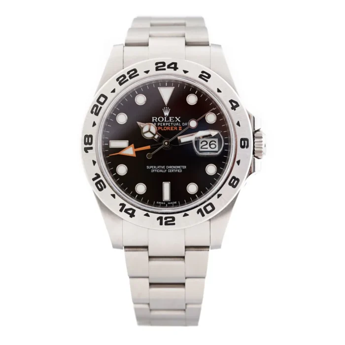 rolex explorer ii black dial sku 7142 1 1